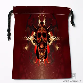 

Custom Pink Skull House Drawstring Bags Printing Travel Storage Mini Pouch Swim Hiking Toy Bag Size 18x22cm#180412-11-94