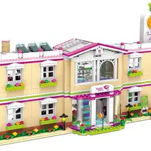 XINGBAO 12001 1750 шт. город девушка серии Happy Набор для обучения строительные блоки образования детей DIY Кирпич игрушки подарок на день рождения