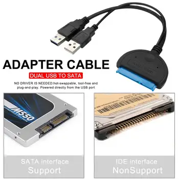 

USB 3.0 To Sata Adapter Cable External Hard Disk Adapter 2.5 inch Drive HDD SSD Cable Converter