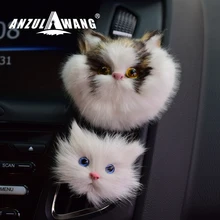 ANZULWANG Авто моделирование освежитель воздуха автомобиля кондиционер вентиляция украшение плюшевый котенок автомобиль воздушный экспорт аромат