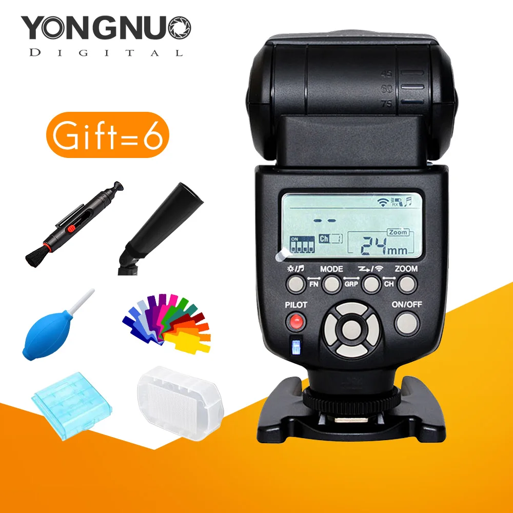 

yongnuo YN560-III Speedlite Wireless Flash 5600k lighting Flashlight For Canon Nikon Pentax Panasonic Olympus DSLR Camera