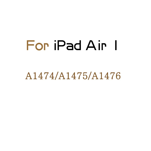 For iPad Air 1 Чехол для Apple iPad Mini 1 2 3 4 5 флип-чехол для iPad Air 1 2 3 A1893 A1954 A1474 A1475 A1476 iPad Pro 9,7 10,5 11 Smart Cover - Цвет: For iPad Air 1