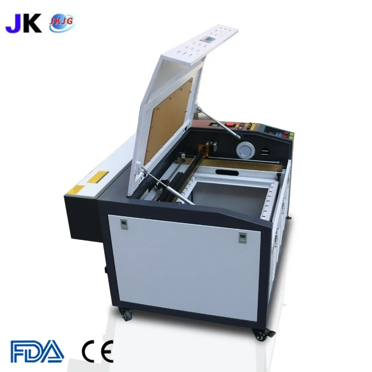 4060 RECI 100W CO2 Laser Engraving Machine With Up And Down Working Table To Russia Include Customs Duty And Tax