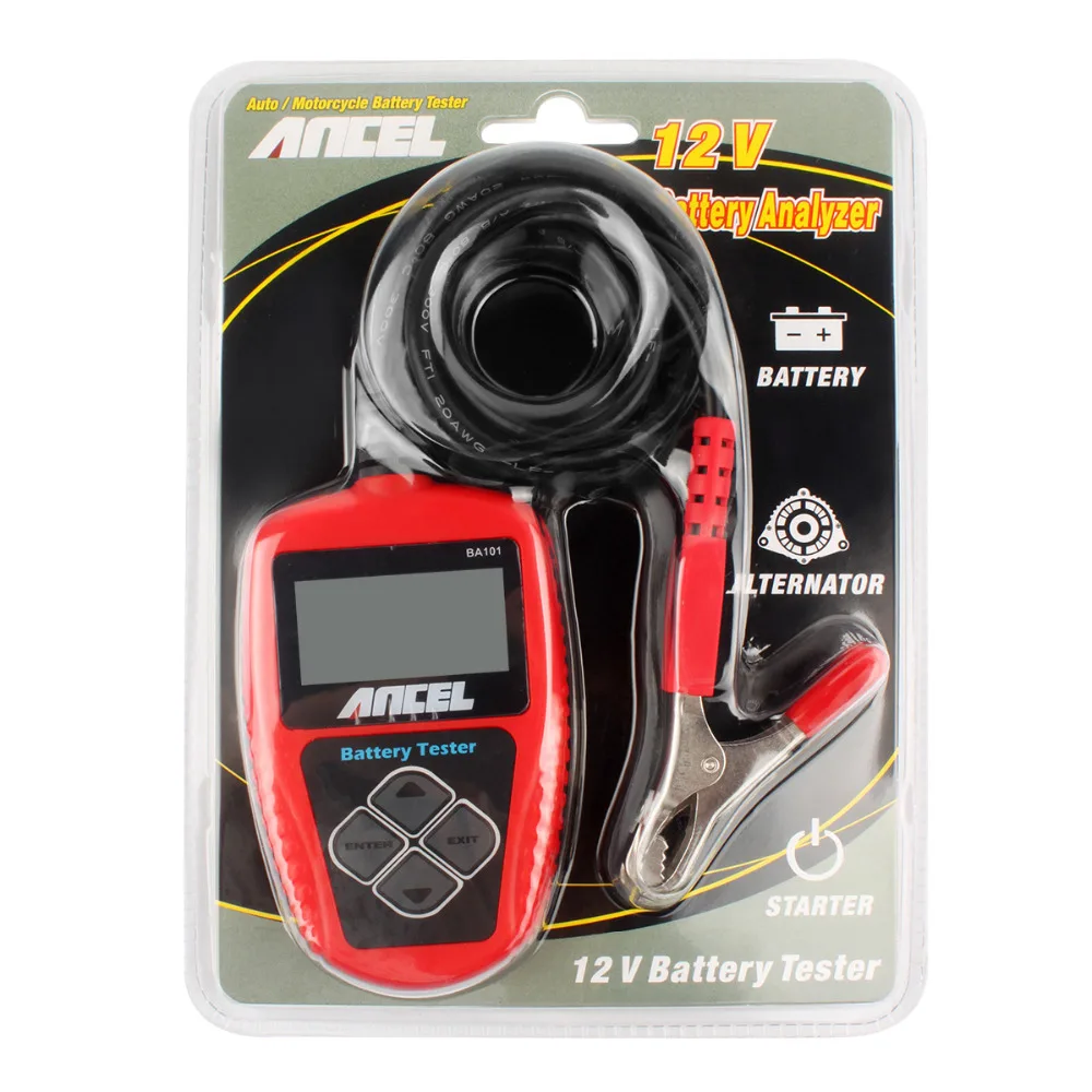 20~27Day Delivery++ Ancel BA101 Car Battery Tester 12V Digital Analyzer ...