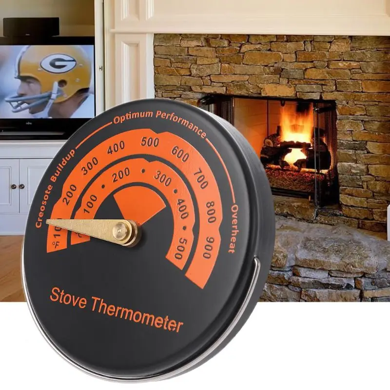 

Alloy Magnetic Stove Flue Pipe Thermometer - Temperature Gauge For Wood Burner