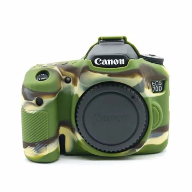 Camera Case for Canon EOS 70D Soft Silicone Case Rubber Camera Bag Case Skin Cover for DSLR
