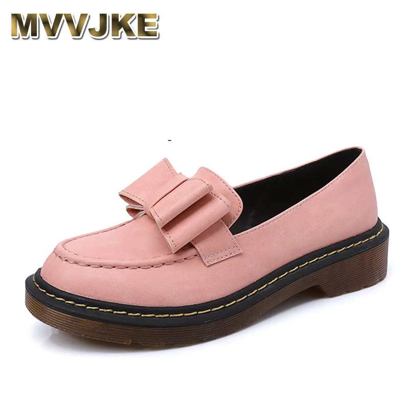 flat heel pu shoes