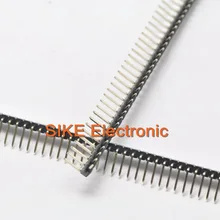 10 шт. 40 Pin 1x40 2.54 Pin Header Single ряд Мужской Заголовок Газа 90-степень изгиба ноги