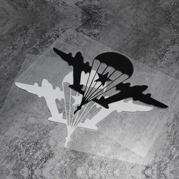 

New Creative Russian Paratroopers VDV Glasses Vinyl Reflective Auto Exterior Decal Car Body Stickers Auto Accessories