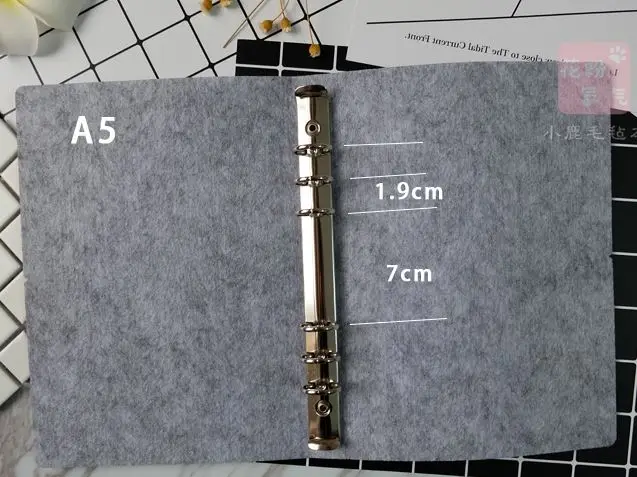 A5 A6 олень вкладыш многоразового использования шерсть фетр спираль еженедельник блокнот обложка filofax memo путешествия Журнал Дневник Блокнот