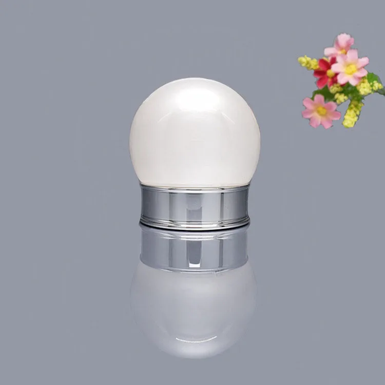 Round Ball Empty Bottle Set White Cream Jar 5g 15g 30g 50g Cosmetic Containers Bottle Skin Care Products Packing  Sample Bottle  (8)
