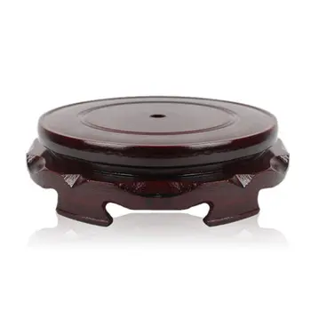 

Classical circular vase MDF rotating base flowerpot - density engraving decorative vase