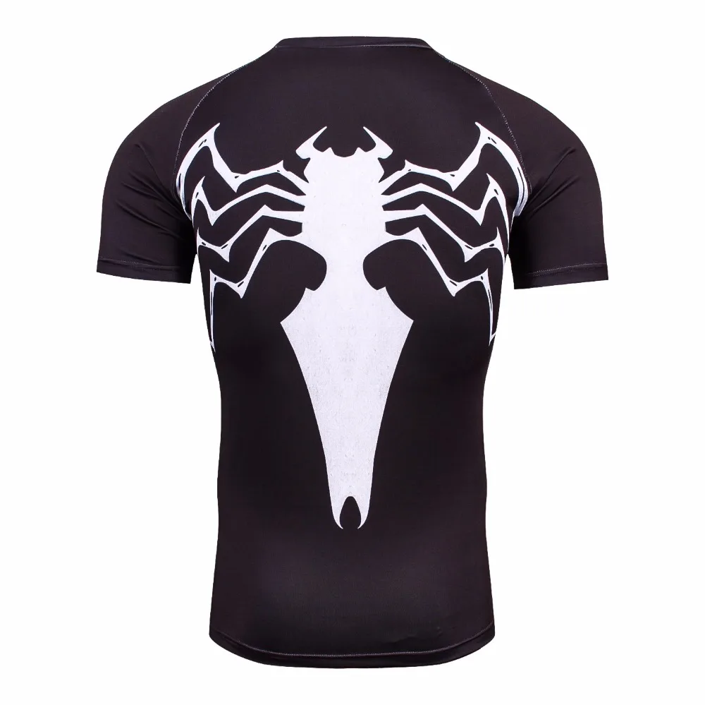 Venom Compression Shirt 3D Printed T-shirts Men Raglan Short Sleeve Crossfit Fitness Cloth Tops Male Cosplay Costume 2017 Venom Compression Shirt 3D Printed T-shirts Men Raglan Short Sleeve Crossfit Fitness Cloth Tops Male Cosplay Costume 2017