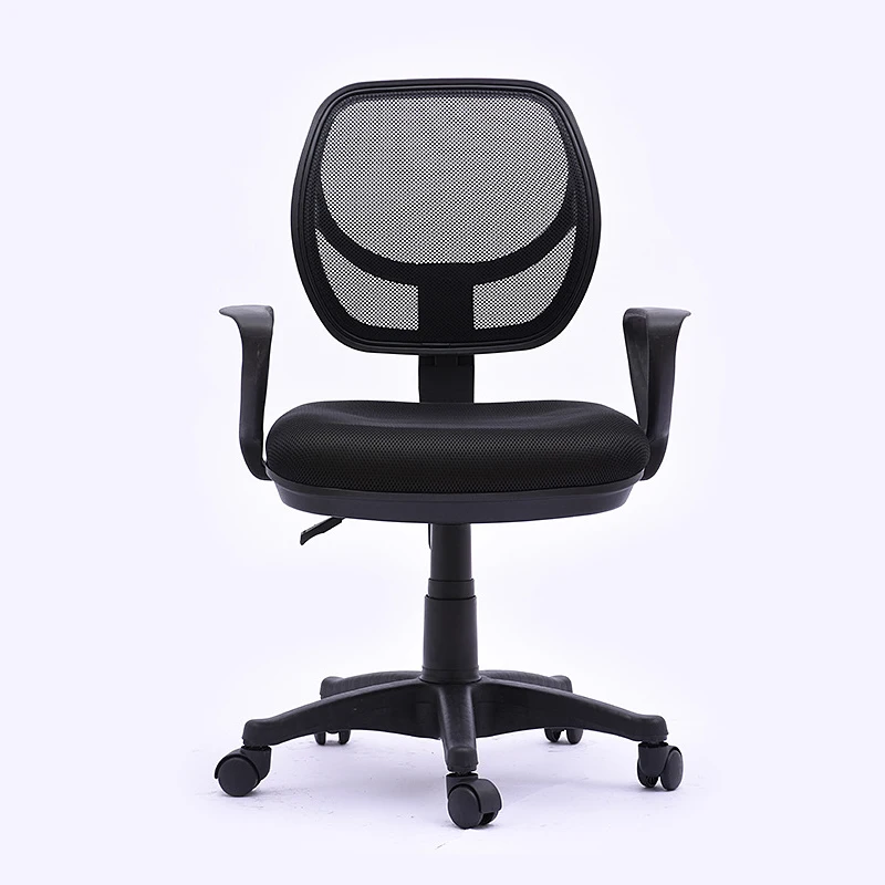 Круглый задний офисный розовый стул-кресло Бытовая компьютерная сетка тканевая подъемная и вращающаяся спинка стула студенческий стул
