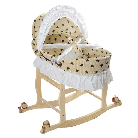 In legno massello di culle per bambini biancheria da letto madre e ... Immagini di culle per bambini