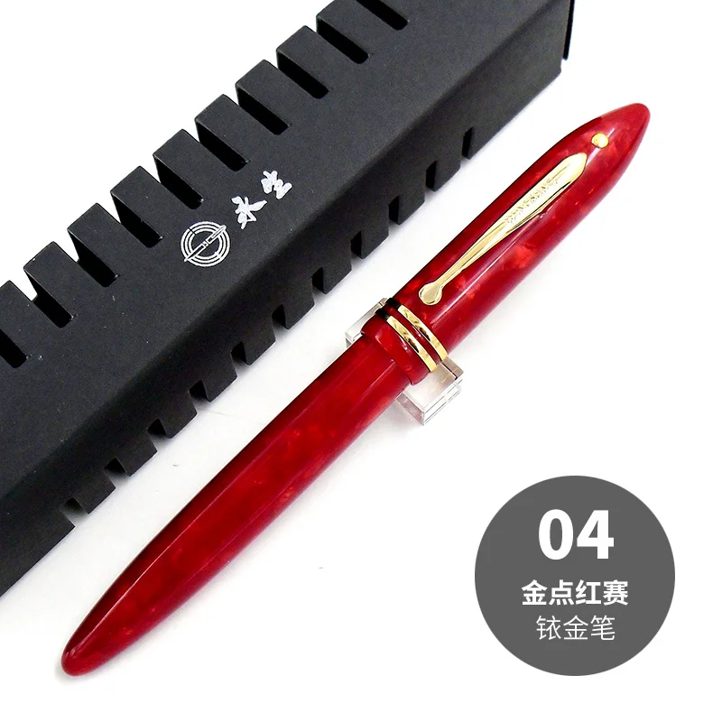 Классическая оригинальная перьевая ручка wingsung 626 Boutique celluloid из иридия 0 5 мм
