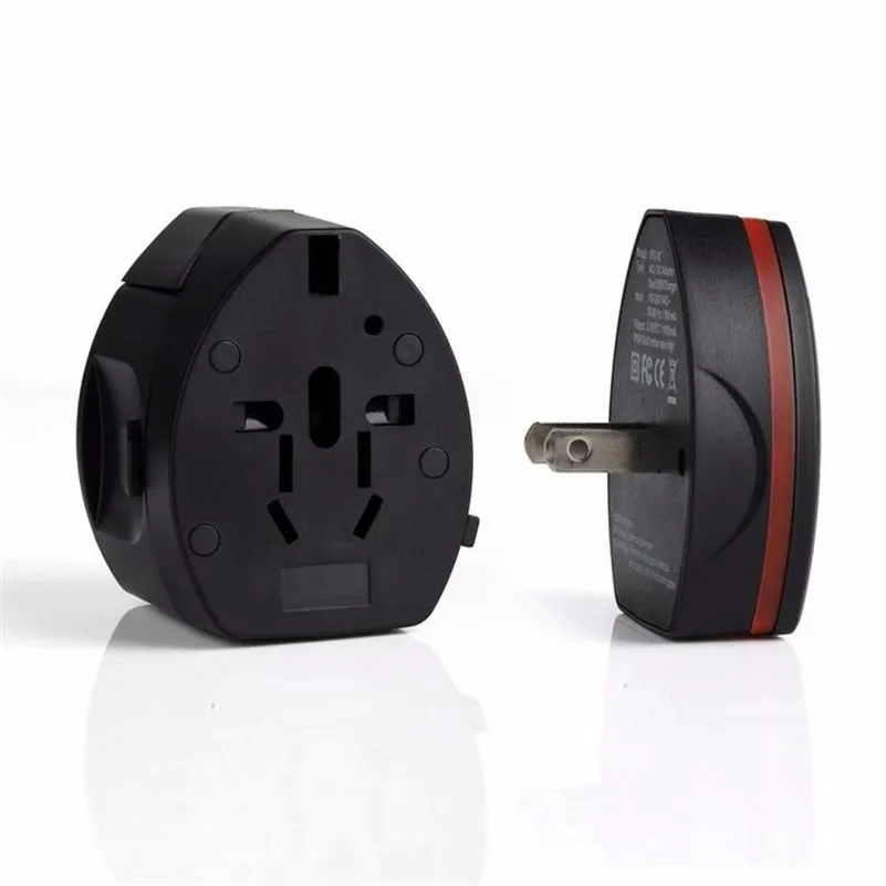 High Quality Universal Travel Plug Power Outlet Socket Adapter Converter US UK AU Europe with Dual USB Charger Port high quality usb hub power adapter wall home travel charger for phone 4 port