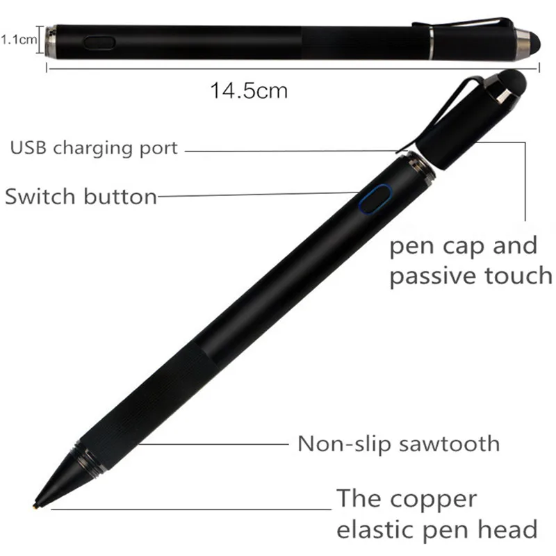 Для Apple Pencil Универсальный Активный стилус для рисования ручек всех емкостных