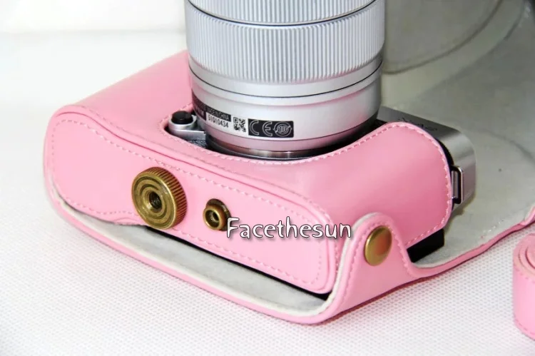 PU leather camera bag fuji -27