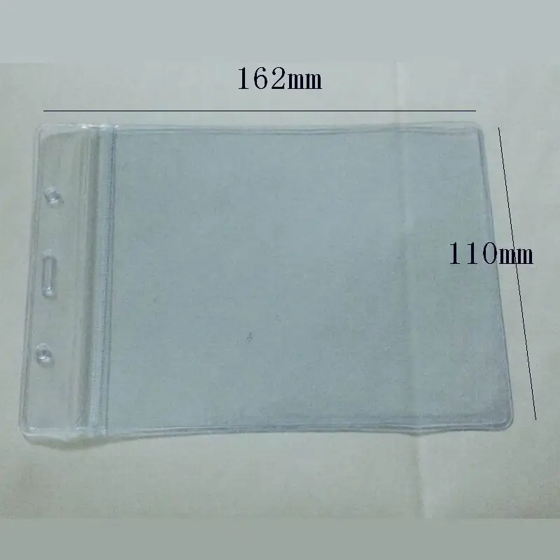 200PCS 큰 크기 편리한 명확한 PVC 배지 작업 전시회 ID 이름 방수 카드 소지자 TL-304