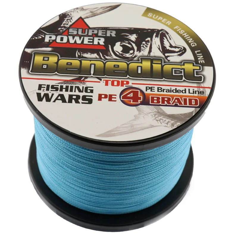 

fishing tool super strong 1000M braided wires 100% pe fiber fishing line spectra Blue 4 strands sea fishing online fishing store