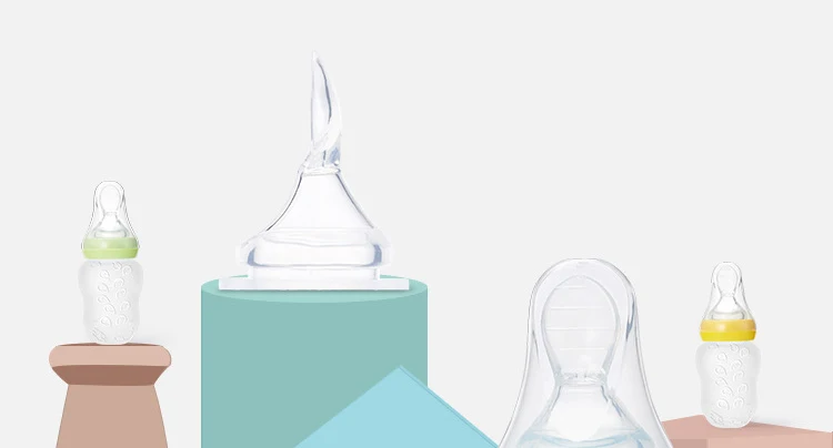 Детские бутылка для хранения Дети Уход бутылки для новорожденного 180 мл детские бутылочки и ложка для кормления силиконовая Детская кружка