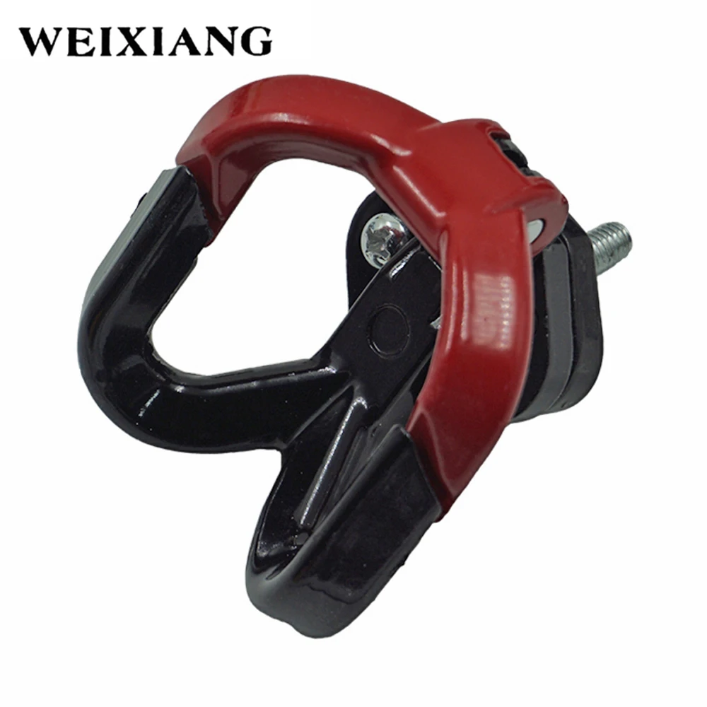 

Universal Motorcycle Helment Holder Hand Bag Hanger Double Hooks Aluminum Alloy Luggage Shopping Bag Claw Hangers