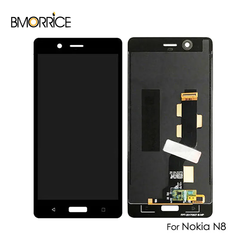 

Original LCD Display For Nokia 8 N8 Touch Screen Digitizer Sensor Panel Assembly Replacement 5.3" Black 100% Tested 2560*1440