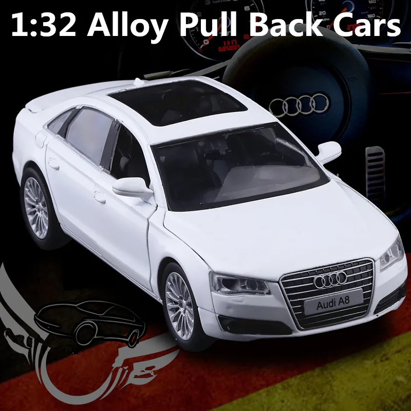 Lowest Price 1:32 alloy car models,the Audi A8 high simulation model,metal casting,toy vehicles,pull back & flashing & musical, free shipping Lowest Price 1:32 alloy car models,the Audi A8 high simulation model,metal casting,toy vehicles,pull back & flashing & musical, free shipping