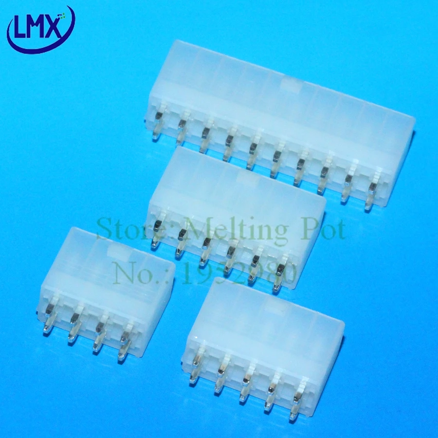 20 шт./лот 2 * 10PIN = 20PIN шаг 4 мм прямой сплошной иглы 180 градусов 5557 двухрядный разъем