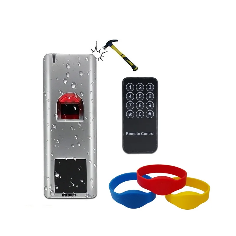 

outdoor waterproof Biometric Fingerprint Door lock Access Control System Standalone Access Controller Metal Fingerprint Reader