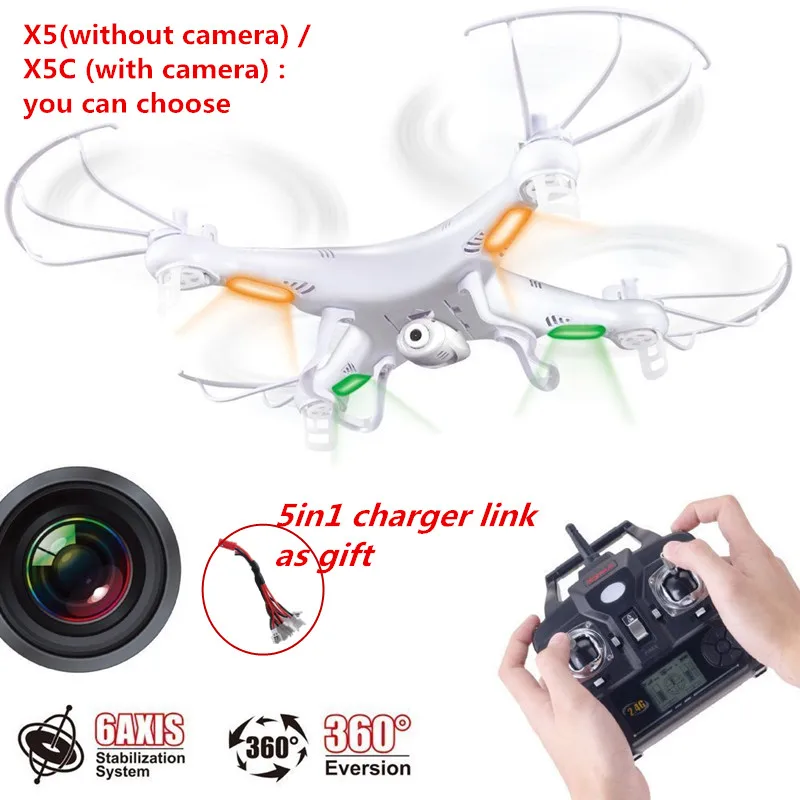 

Quadcopter Drone Syma x5c-1 Camera Quadcopter 2.4G 4CH 6Axis Drone drone x5c camera Remote Control RC Quadcopter Freeshipping