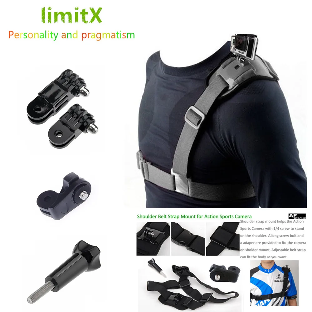 LimitX нагрудный ремень для LG 360 CAM Samsung Gear II 2 2017 Rollei Actioncam Youngstar Action 300 400 410 420 430|strap for|strap