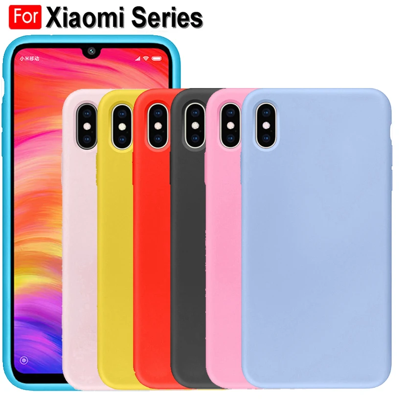 

Original Quality Soft Silicone Case for Xiaomi Redmi 4A 5A 6 Pro 5 Plus 6A Note 7 6 5 Pro 4 4X 5 Prime Mi 8 9 SE A1 A2 Lite Case