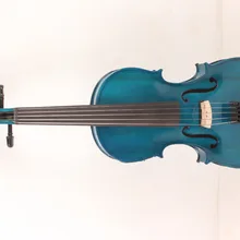 ONE 5 string 4/4 скрипка электрическая скрипка акустическая для скрипки кленовый ель дерево большой Джек синий цвет