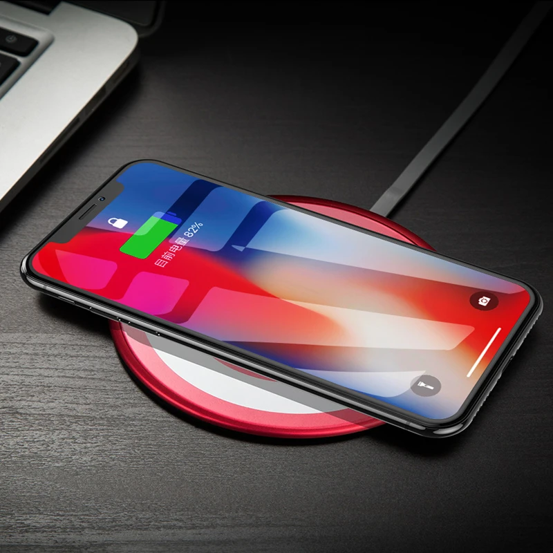 

new style10W Qi Wireless Charger for iPhone X XS XR 8 Plus Fast Wireless Charging Pad for Samsung S8 S9 S10 Xiaomi mi 9 Charger