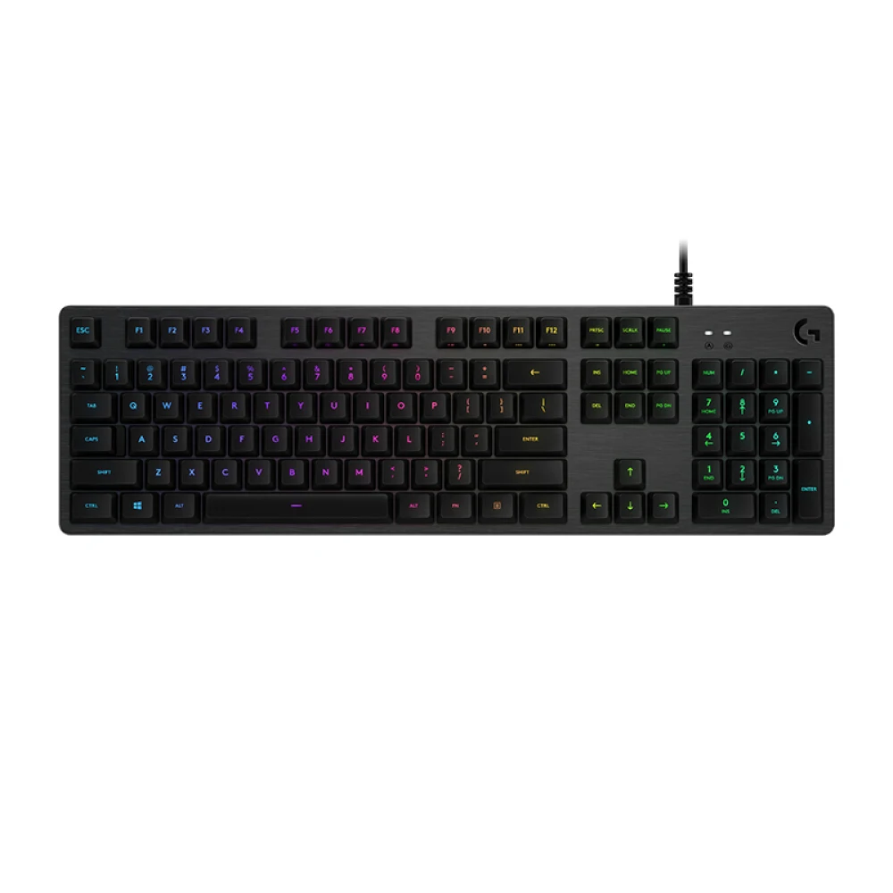 Logitech G512 RGB полноразмерная Механическая игровая клавиатура RGB механическая клавиатура logitech G L axis eating chicken keyboard Jedi su