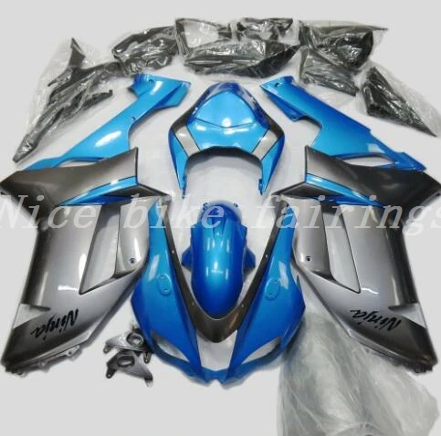 

3Gifts New Abs Motorcycle bike Fairings Kit Fit for kawasaki Ninja ZX6R 636 2007 2008 07 08 6R ZX-6R Bodywork custom blue