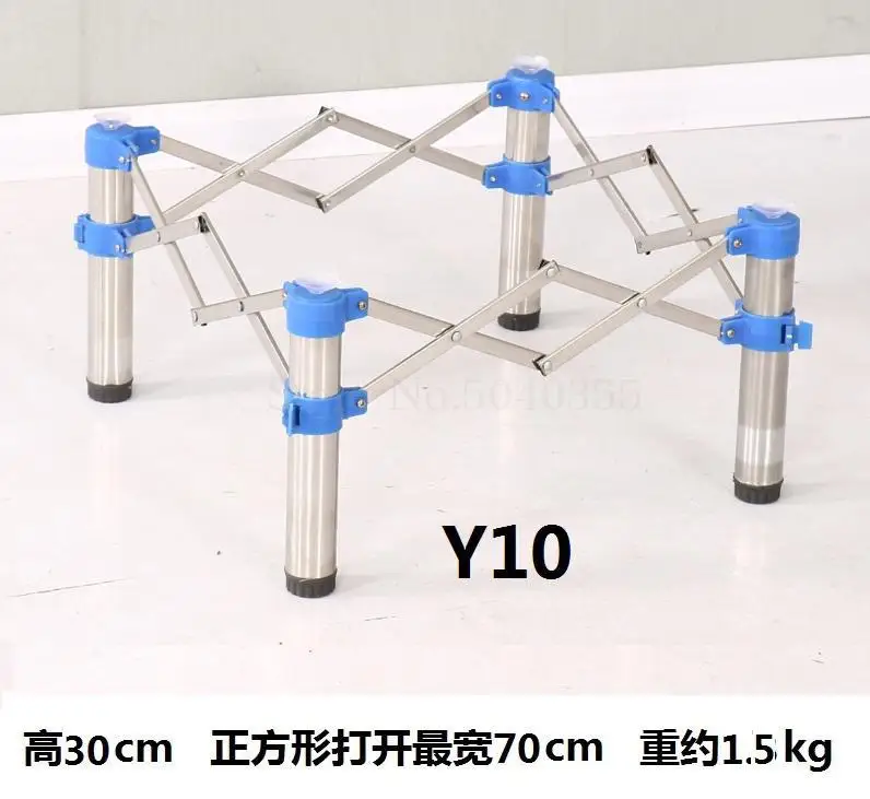 Портативные ножки стола из нержавеющей стали обеденный стол маджонг кронштейн складная телескопическая рама Регулировка усадки ножки стола рама - Цвет: VIP 4