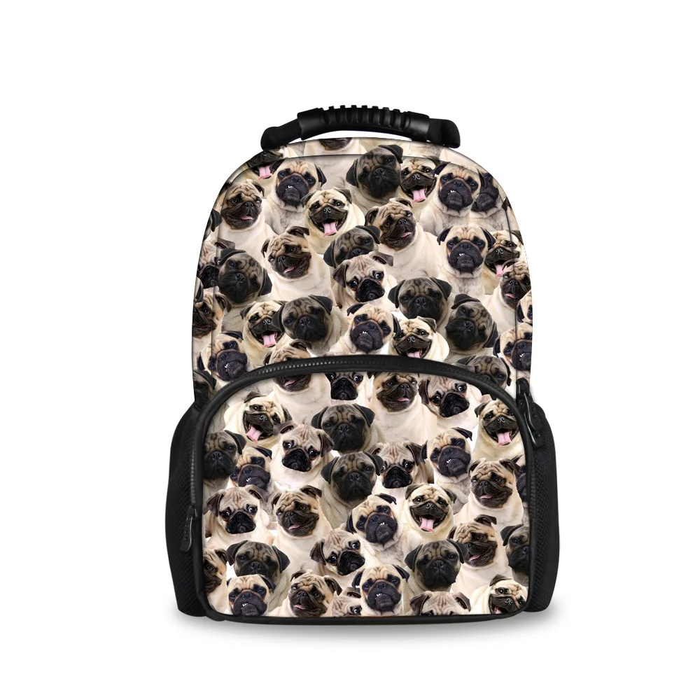 

Noisydesigns Pug Dog Backpack Travel For Women Casual Laptop Bags Men Backpack Student School Bag Mochila Escolar Daypacks Husky