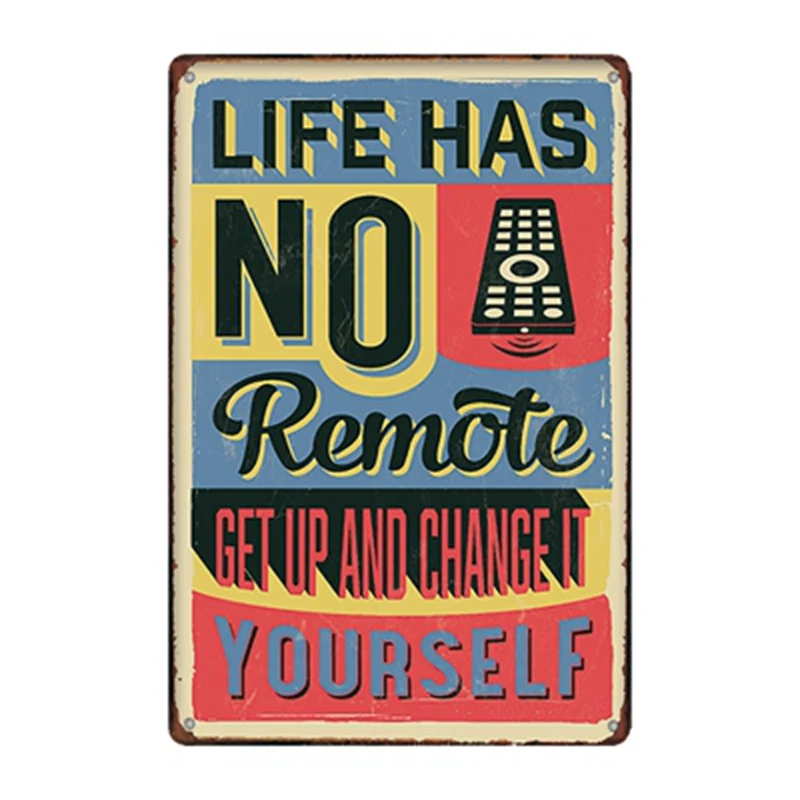 Happiness is Not a Destination It is a Way of Life Rustic Retro Metal Tin Sign Wall Decor TS125 Happiness is Not a Destination It is a Way of Life Rustic Retro Metal Tin Sign Wall Decor TS125