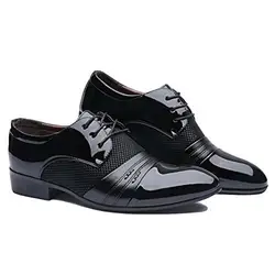 Кожаные туфли дышащие костюмы Формальные туфли итальянские Мужские модельные туфли с острым носком классические мужские HH-601