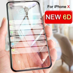 Premium 3D Curved Edge 9H 5D Tempered Glass Full Cover Screen Protector Film - Black (For iPhone 13 Pro)