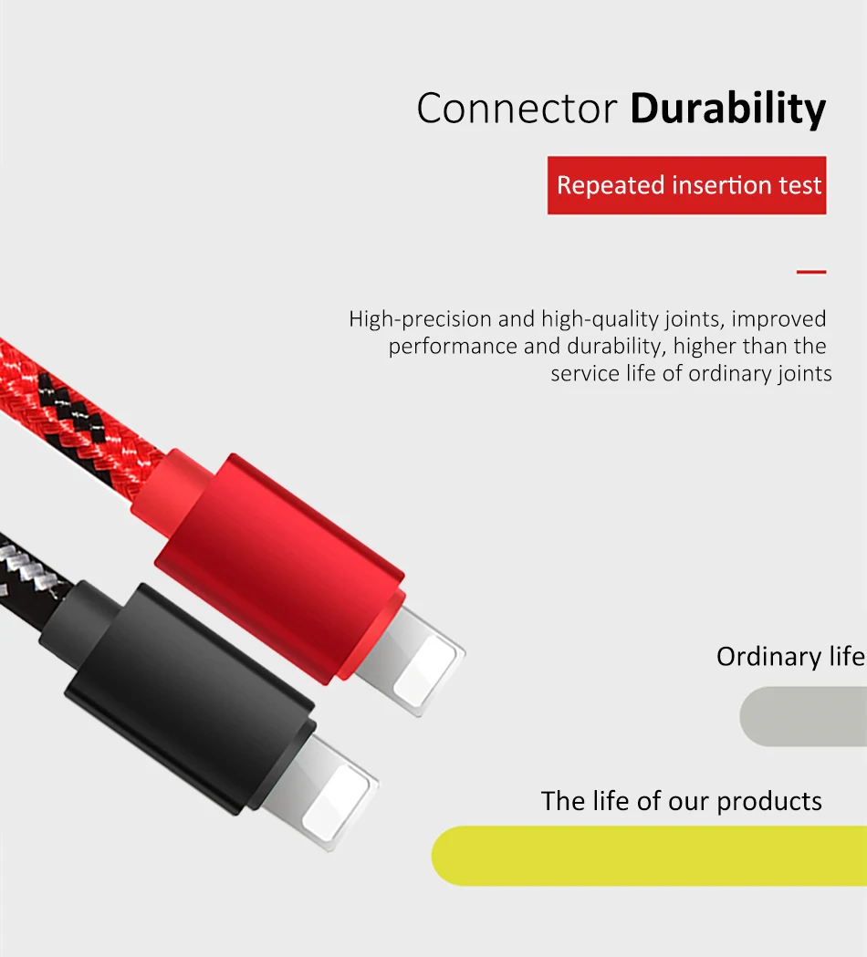  Nylon USB Charge Cable Fast Charging 8 Pin For iPhone X 8 7 6 6S 5 5s Se Plus For iPad Mini Lighting Charger Cables 1M 2M (10)