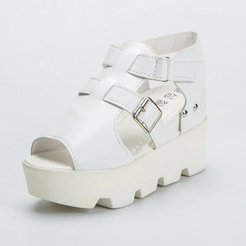 2019 Wedges Shoes For Women Sandals Casual Shoes High Heel Open Toe Platform Sandals Summer Shoes Ladies Chunky Sandals