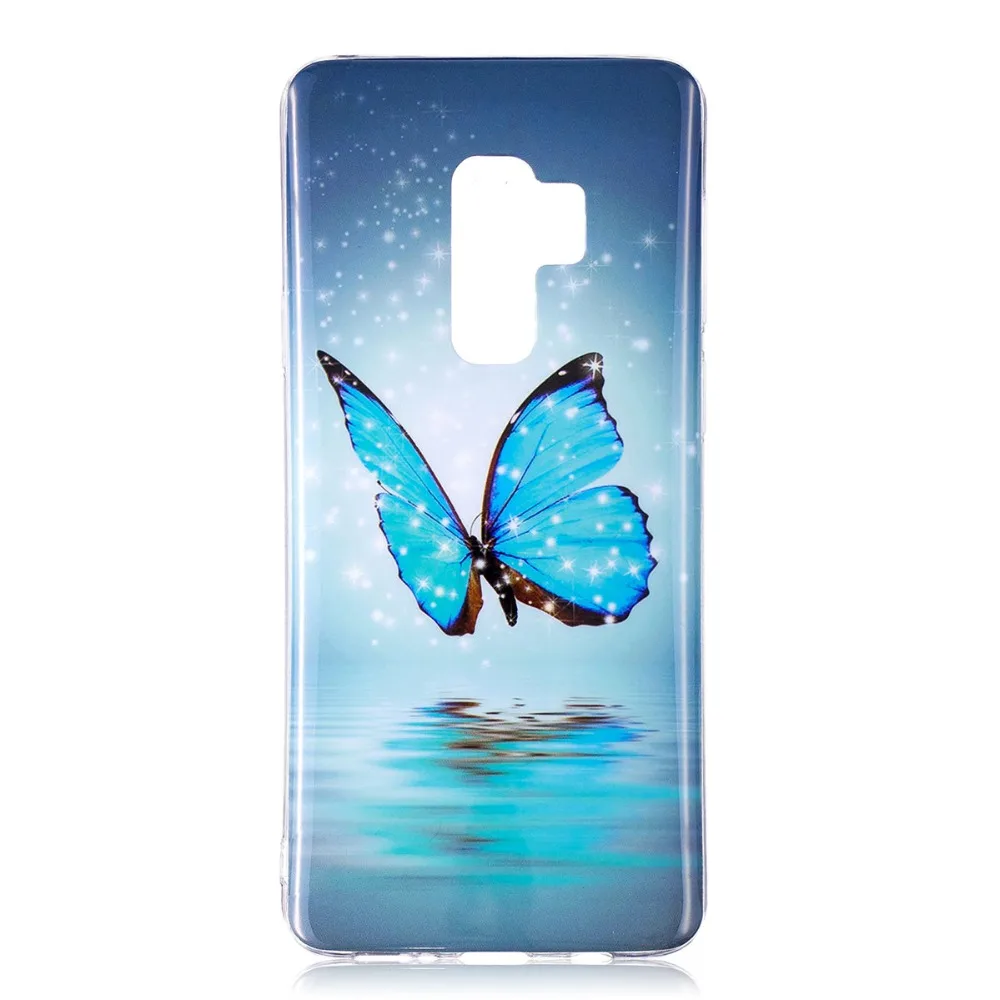 Saturcase красивые световой ФЛУОРЕСЦЕНТНОЕ свечение Ультратонкий Мягкий ТПУ