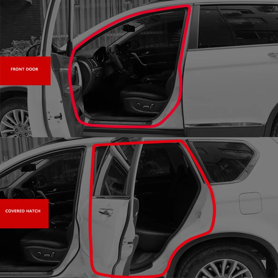 Автомобильный Стайлинг двери уплотнение поездки багажник звукоизоляция