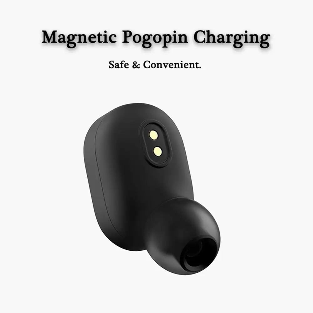 Original Xiaomi LYEJ05LM Mini In-ear Single Bluetooth Earphone Wireless Ultralight IPX4 Waterproof Earbud with Magnetic Charging- Black