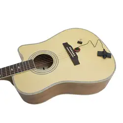 Контактный микрофон гитары пикап с зажимом/21 см кабель для акустической гитары скрипки струнные инструменты запчасти