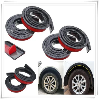 

4PCS black Car Fender Wheel Eyebrow Arch Lip for Toyota Tacoma Tercel Tiara Van Venza Yaris Hiace Prius V Hilux Land Cruis